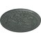 Ekena Millwork Emeryville Ceiling Medallion, Hand-Painted Athenian Green Crackle, 16 7/8"OD x 5/8"P CM16ERAGC - alternate 2